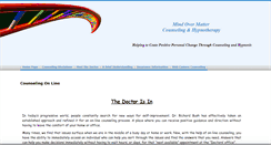 Desktop Screenshot of mindovermattercounseling.com